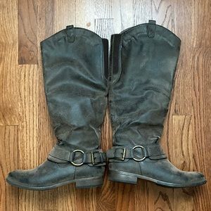 Rustic Knee High Boots